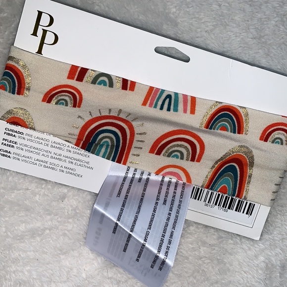 NWT Posh Peanut Skyla Rainbow Headwrap Bow 0-3M - Picture 4 of 6